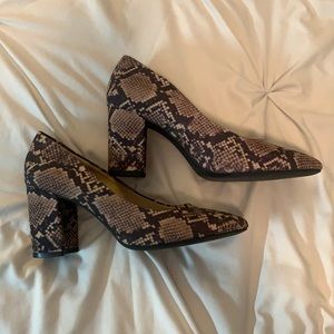 Snake Skin Heels
